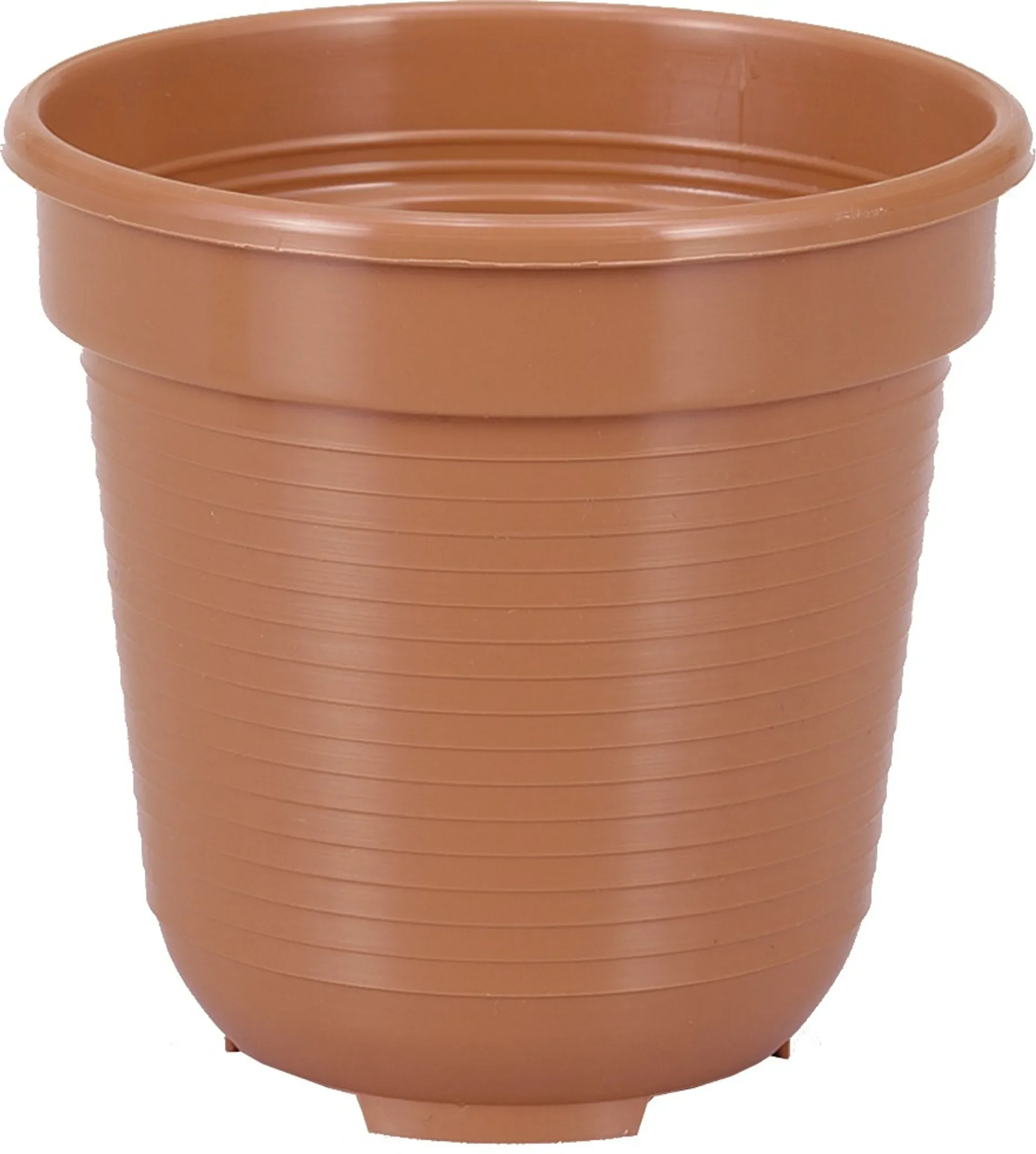 Geli Blumentopf STANDARD – Ø 10 cm, Terracotta (Kunststoff)
